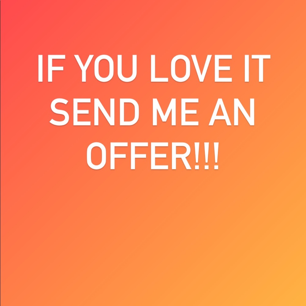 You love it....
